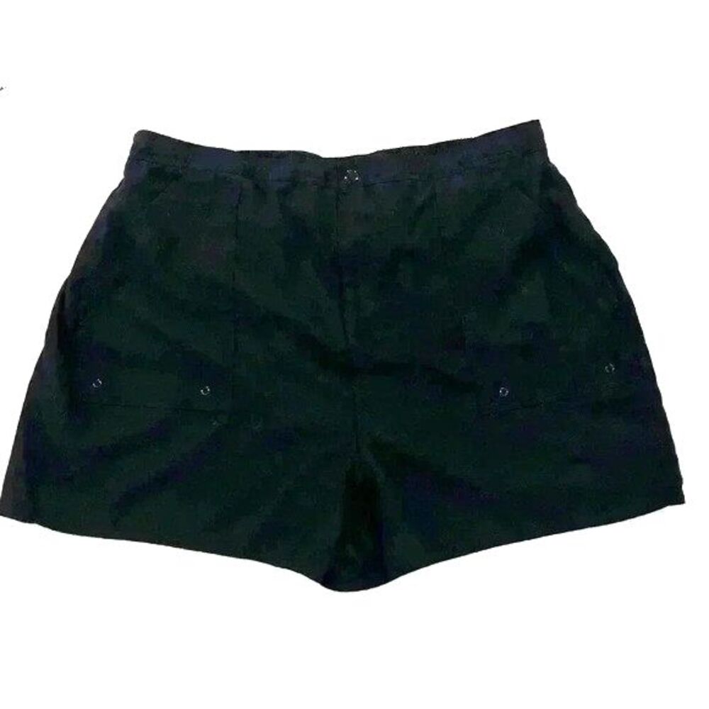Croft & Barrow Womens Black Plus Size Shorts Size 18W